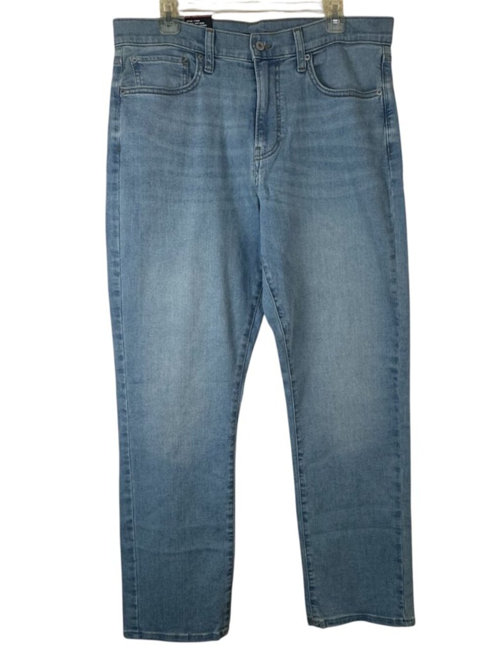 Lucky Brand NEW 410 Athletic Straight Jeans Men's 34x30 Light Wash Blue Casual